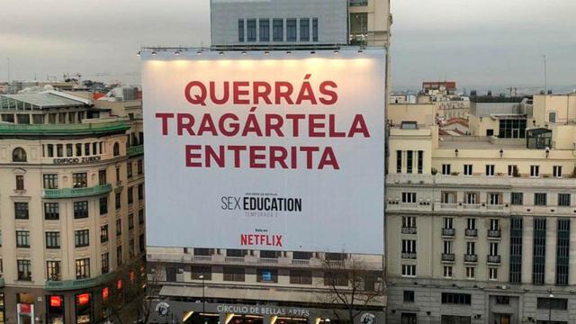 La lona de 'Sex Education' (Foto: Reason Why)