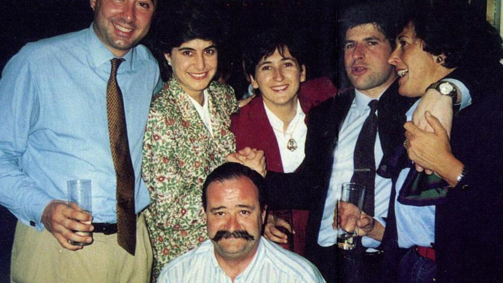 Damborena, San Gil, Azpiroz, Ordóñez, Carmen Nagel y Roberto Fernández (abajo).