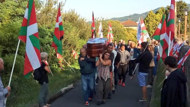 Homenaje en Galdakao al etarra fallecido Kepa del Hoyo.