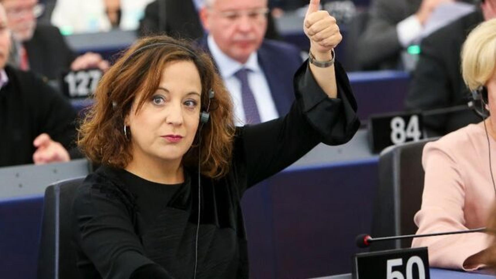 Iratxe García, líder de los socialistas el Parlamento Europeo.