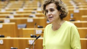 Dolors Montserrat, en el pleno de Bruselas del Parlamento Europeo.