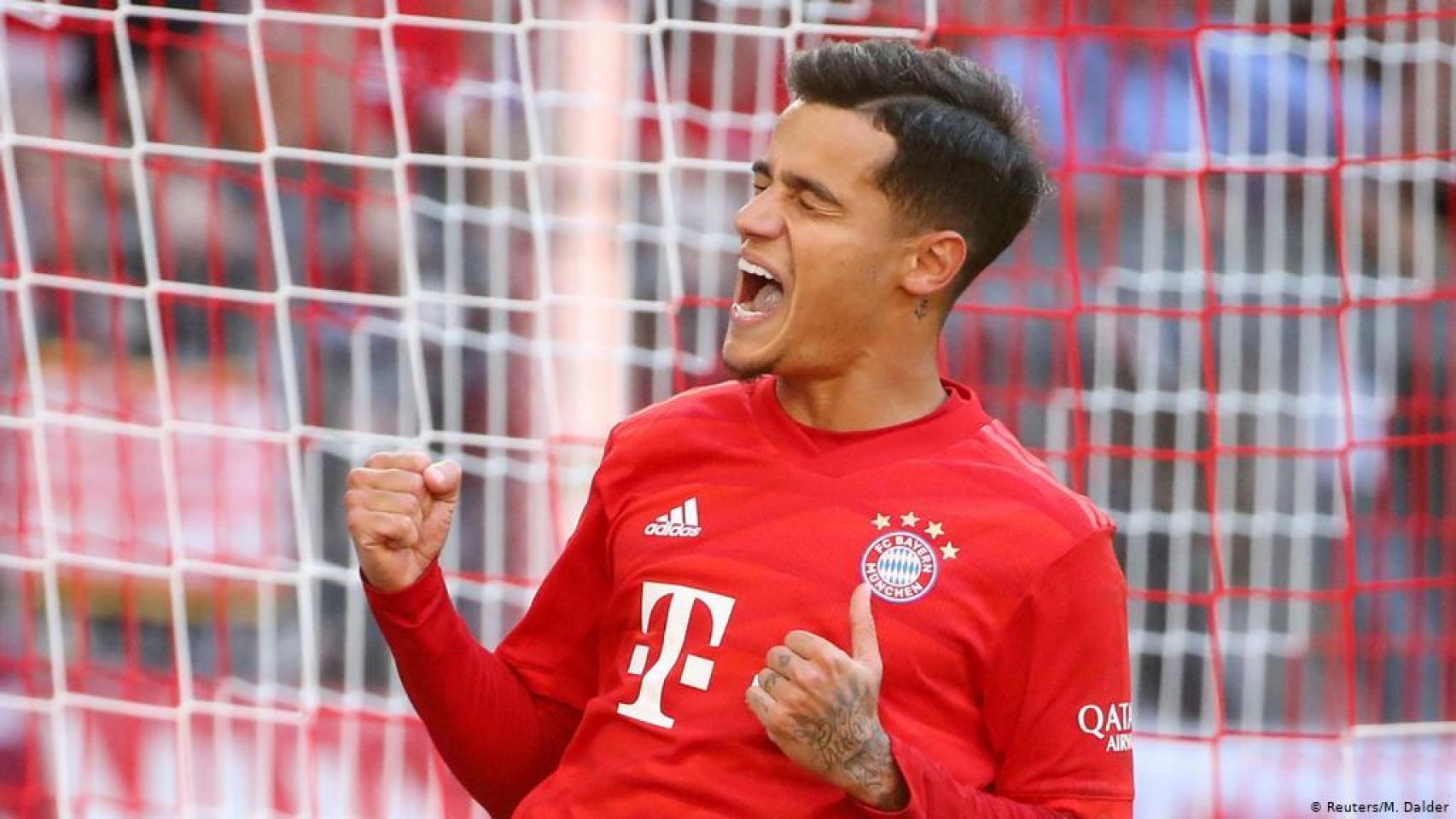 Philippe Coutinho, con el Bayern