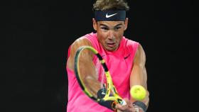 Rafa Nadal, durante el Open de Australia