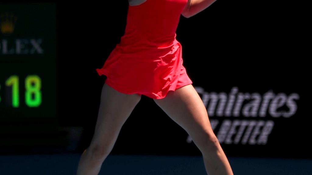 Maria Sharapova, en el Open de Australia 2020