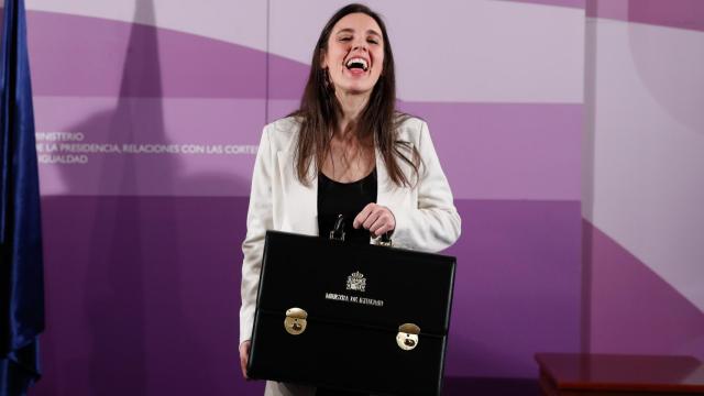 La ministra de Igualdad, Irene Montero.