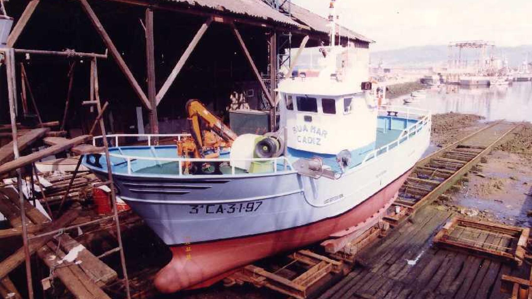 El barco pesquero gaditano Rua Mar, con sede en Barbate (Cádiz)