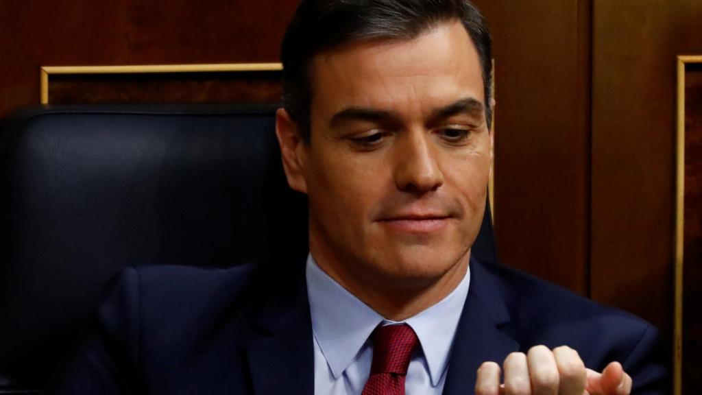 Pedro Sanchez, en el Congreso.