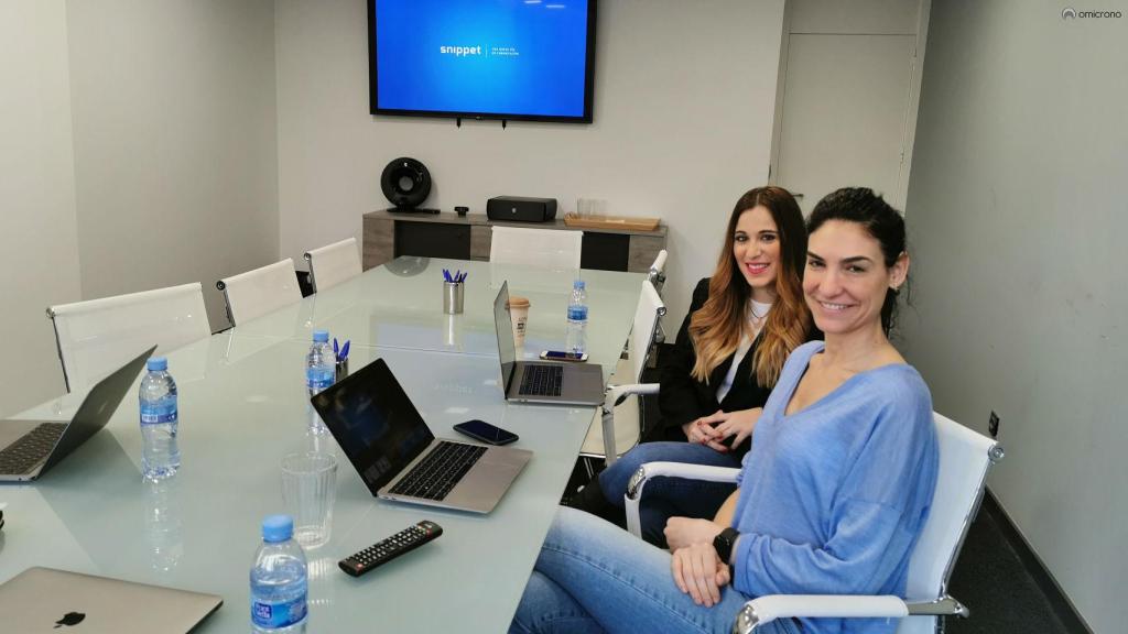 Laura de la Fuente, CEO de Snippet y Tamara López, CTO.