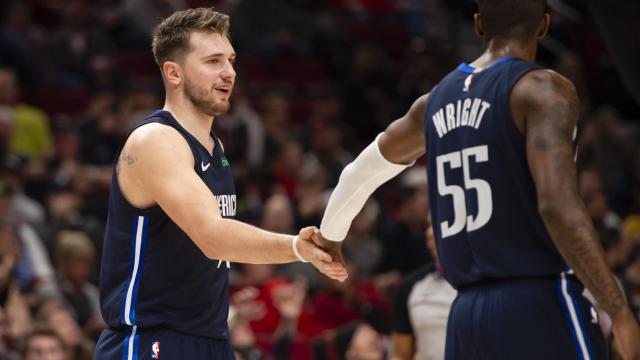 Luka Doncic, con los Dallas Mavericks