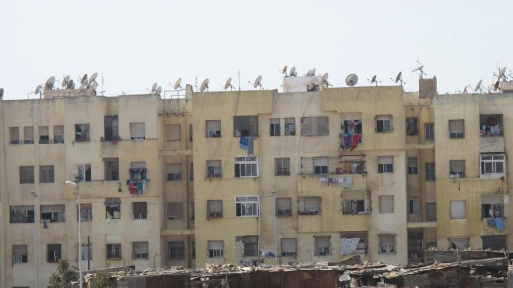 Un barrio de la periferia de Casablanca.