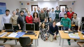 El equipo de MIR Asturias, en Oviedo.