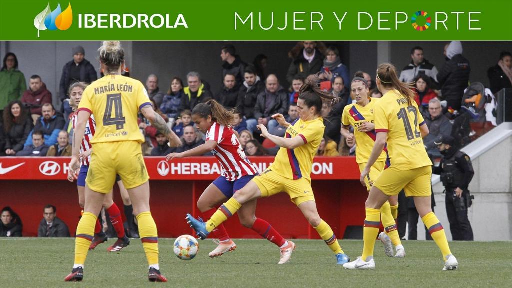 El Atlético de Madrid sobrevive a la visita del Barça con un empate en casa