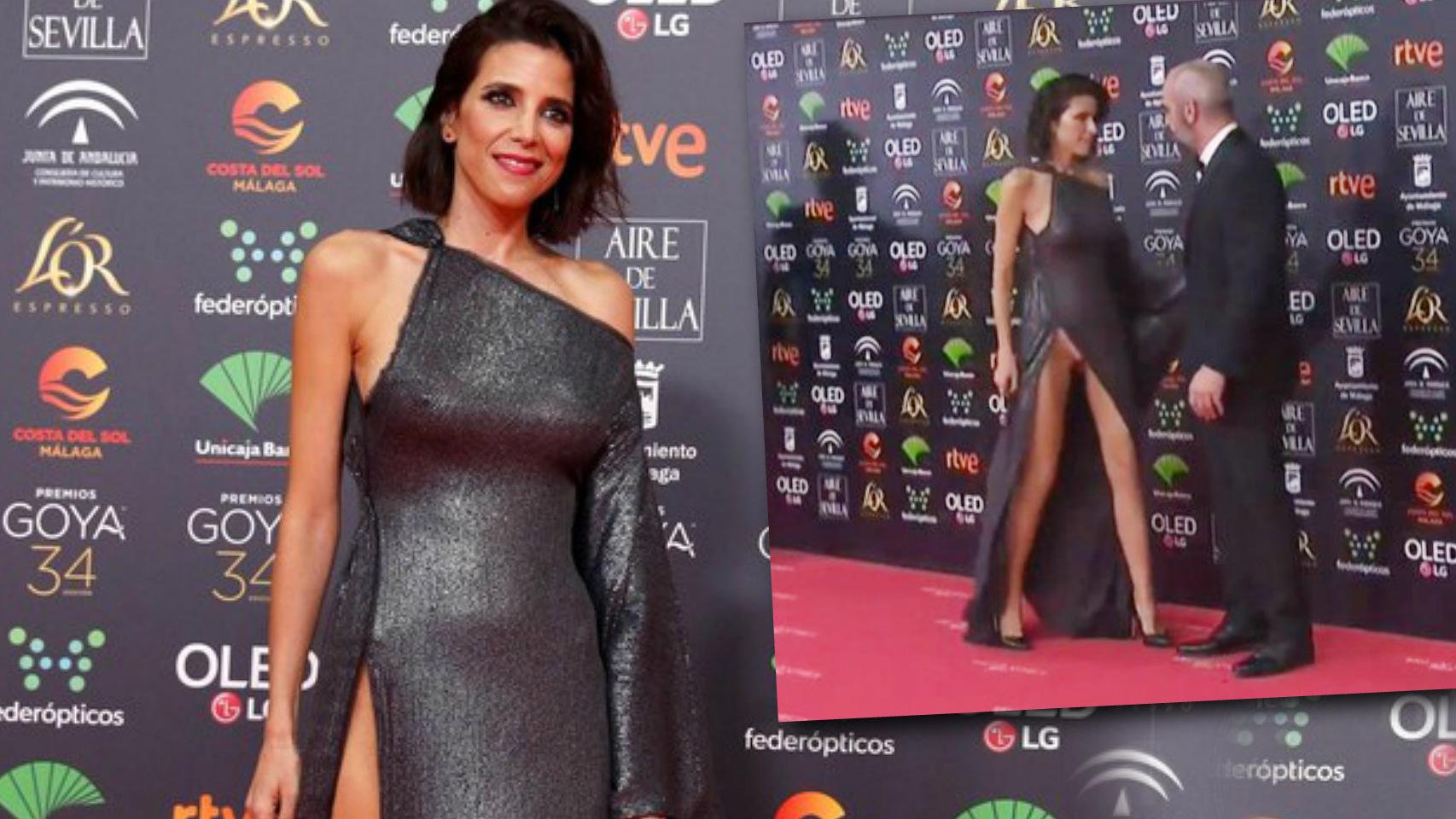 María Luisa Mayol, en la alfombra roja de los Goya.