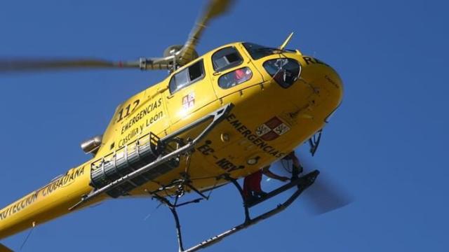 Helicóptero rescate emergencias 112 de Castilla y León