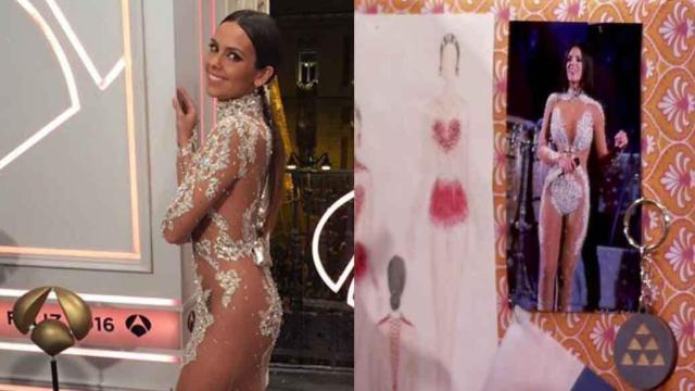 Cristina Pedroche en las Campanadas y el traje que diseñó Joshua cuatro años antes