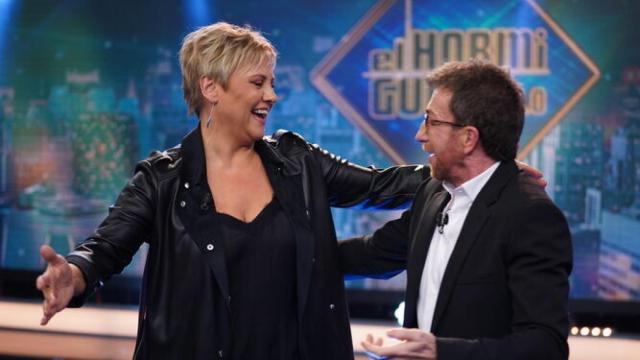 Gloria Serra y Pablo Motos, en ‘El Hormiguero’.