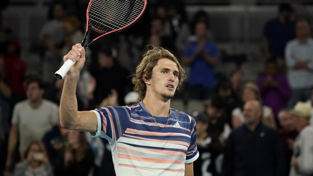 Alexander Zverev, durante el Open de Australia