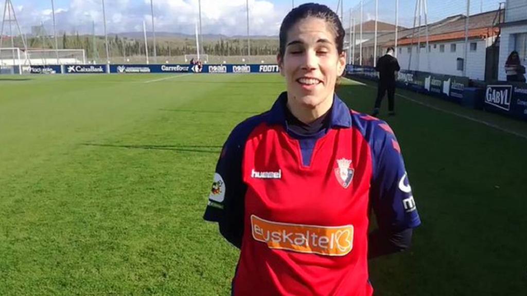 La jugadora de Osasuna Maider Irisarri