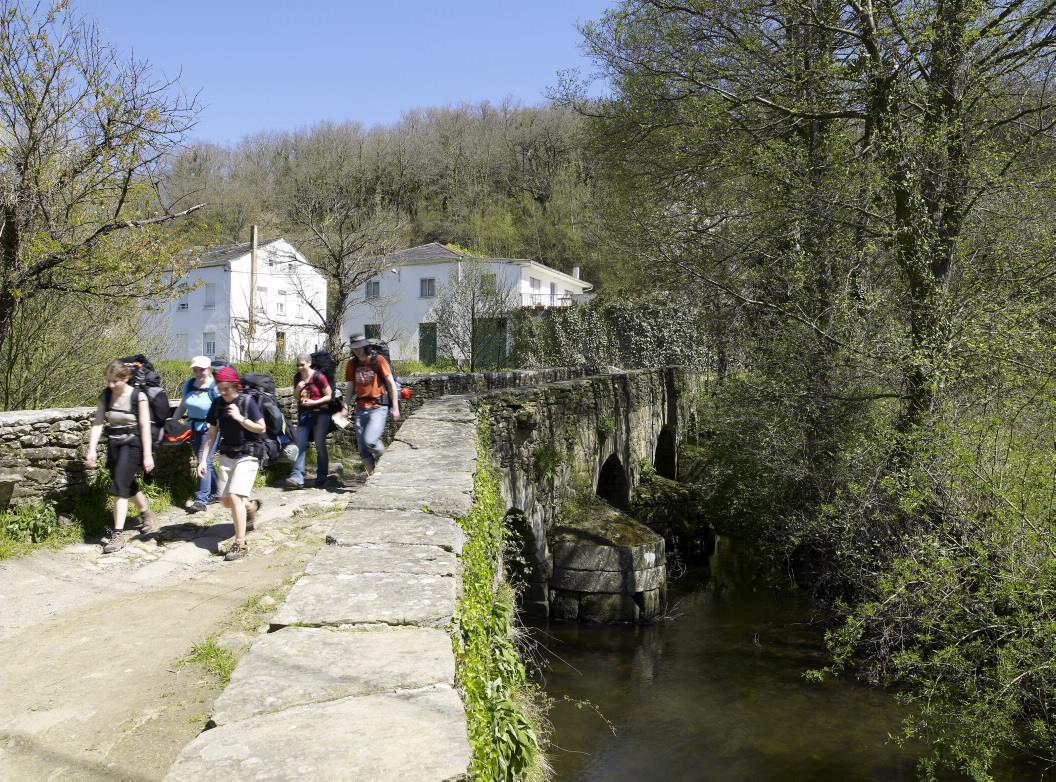 Peregrinos en Sarria