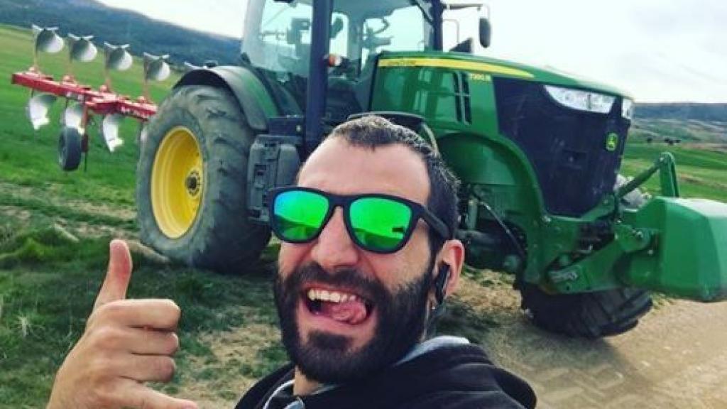 Alejandro Aguado, agricultor enfadado con la situación del campo.