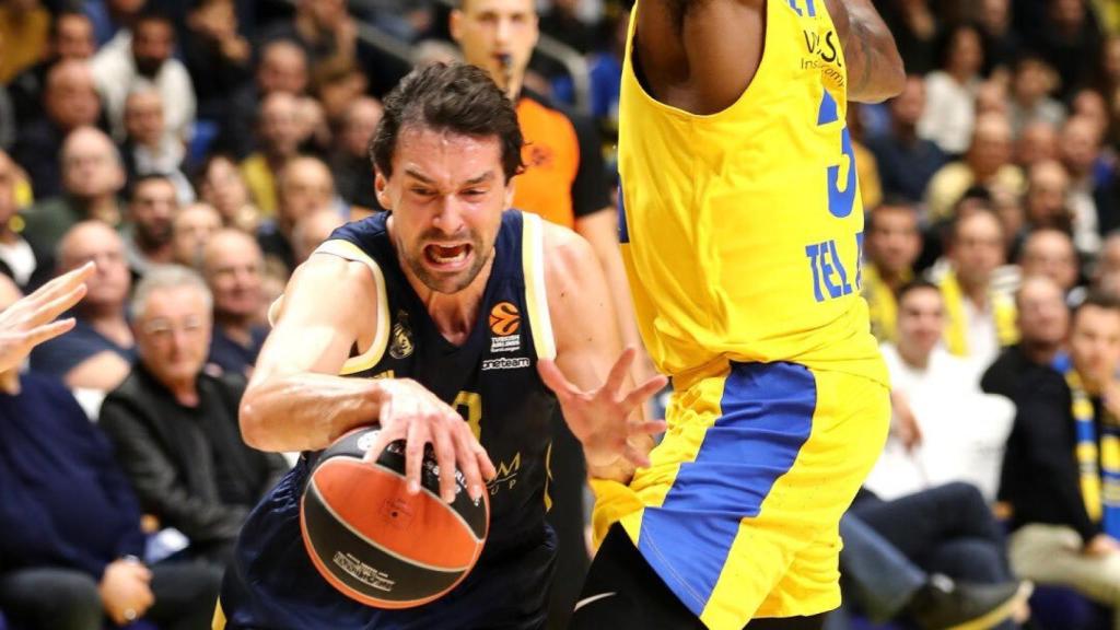 Llull, durante el duelo de Euroliga entre Real Madrid y Maccabi