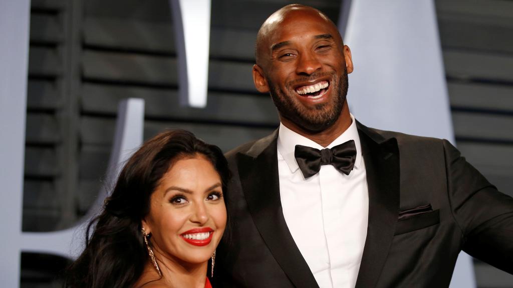 Vanessa junto a su esposo fallecido, Kobe Bryant, en una imagen de archivo.