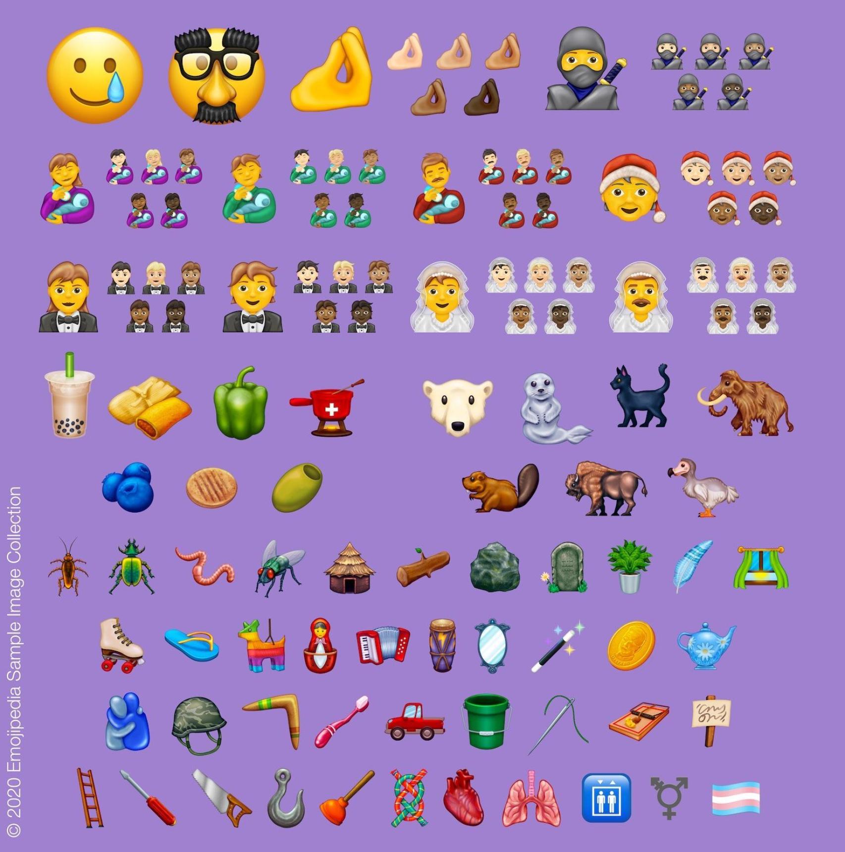 Lista completa de nuevos emoji para el 2020