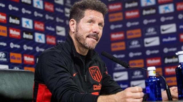 Simeone, en rueda de prensa