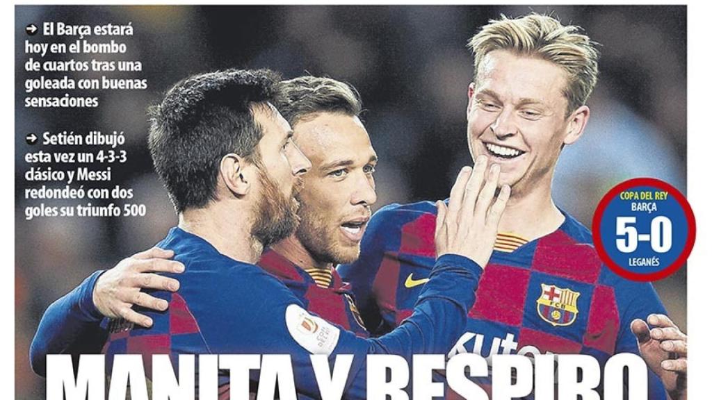 Portada Mundo Deportivo (31/01/20)