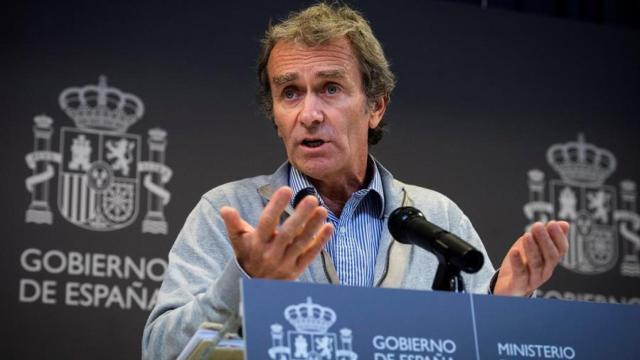 Fernando Simón, este viernes, durante una rueda de prensa para informar sobre el coronavirus.