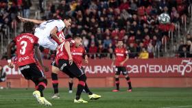 Enes Ünal, durante un momento del partido