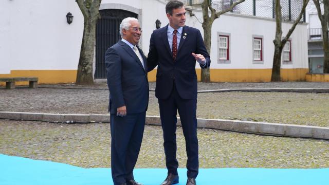 Pedro Sánchez en Beja (Portugal).