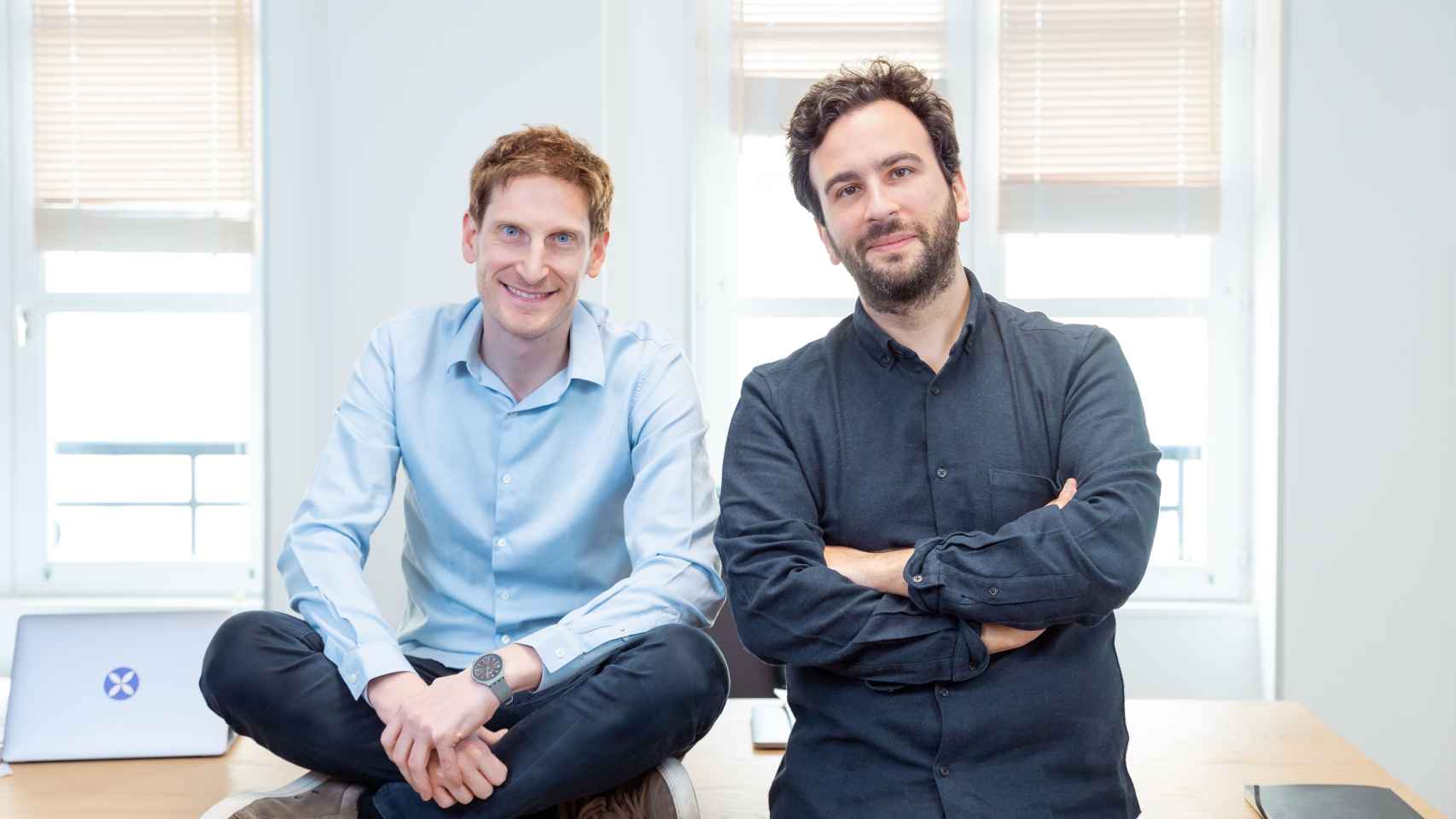 En la imagen, Alexandre Prot y Steve Anavi, los fundadores de Qonto