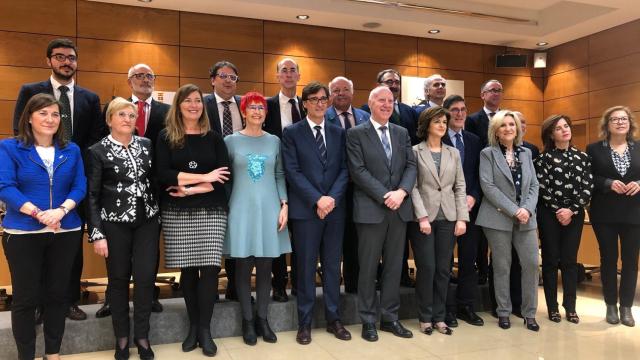 Foto de familia del Consejo Interterritorial del SNS, sin la consejera catalana.