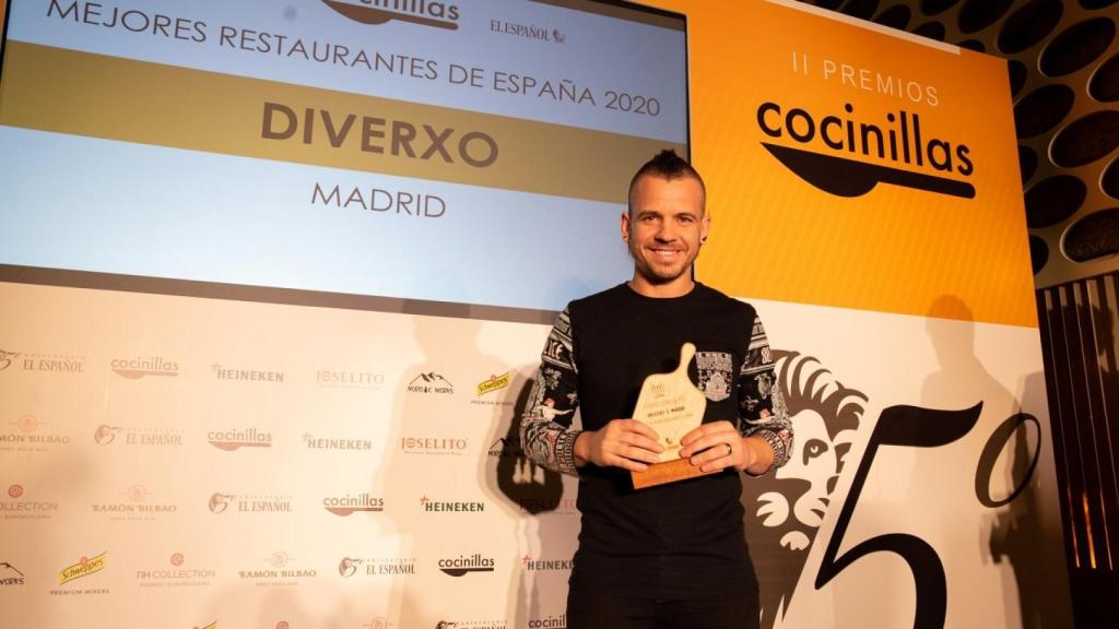 Dabiz Muñoz en la II Edición de lo Premios Cocinillas (Foto de archivo)