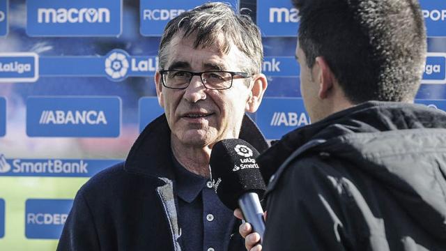 Fernando Vázquez, entrenador del Deportivo