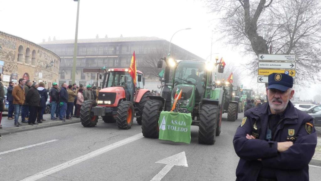 Ganaderos y agricultores  en Toledo.