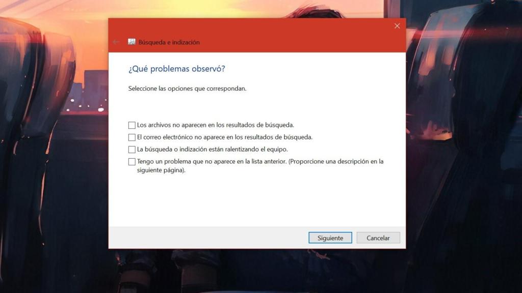 Otro posible arreglo para la búsqueda de Windows.