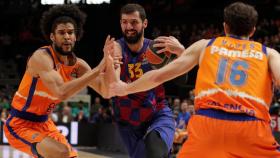 Mirotic en el Valencia Basket-Barcelona