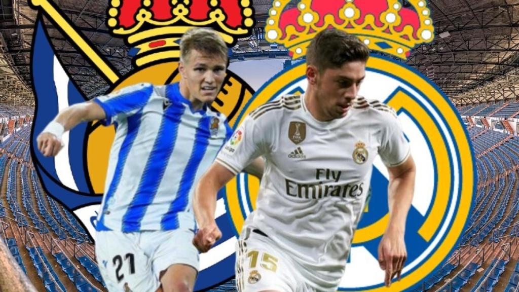 Odegaard y Fede Valverde