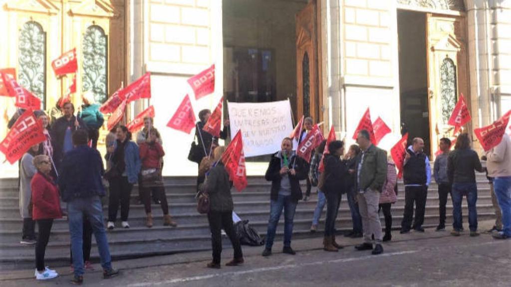 Imagen de archivo de una manifestación de los trabajadores de Netalia Raspeig