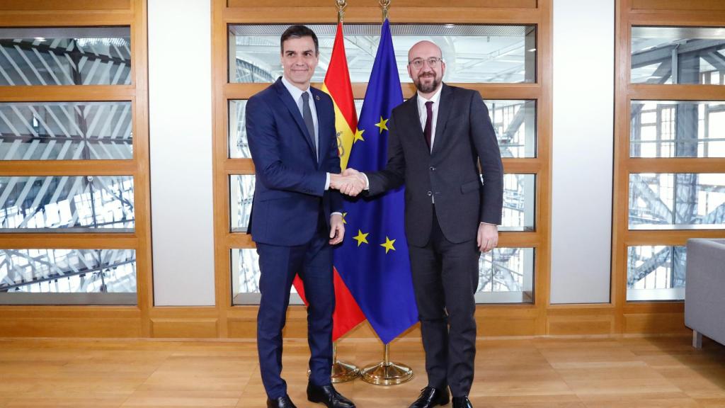 Pedro Sánchez se ha reunido este miércoles en Bruselas con Charles Michel