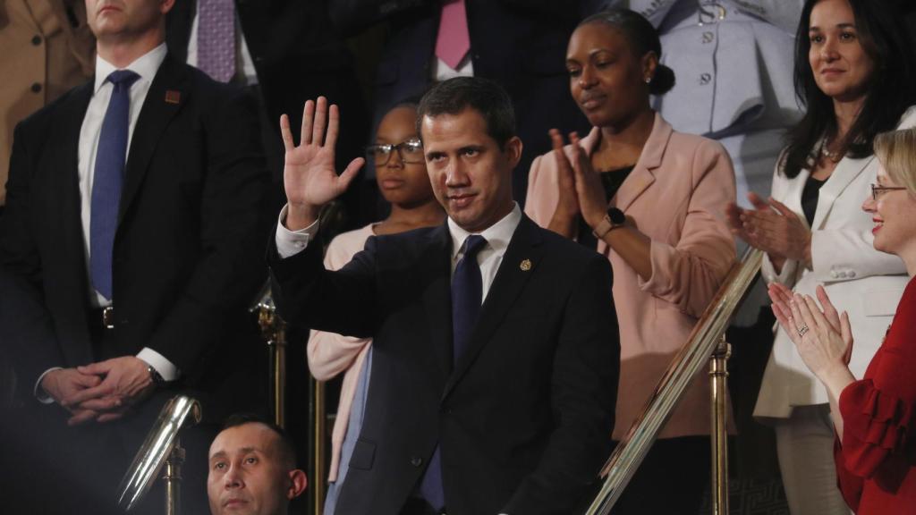 Aplauso unánime a Juan Guaidó en el Congreso de Estados Unidos.