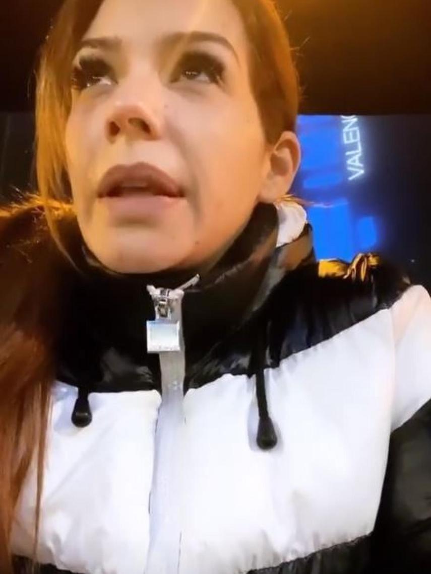 Tamara Gorro, en una captura del 'storie' donde ha comunicado que su hijo Antonio está ingresado.