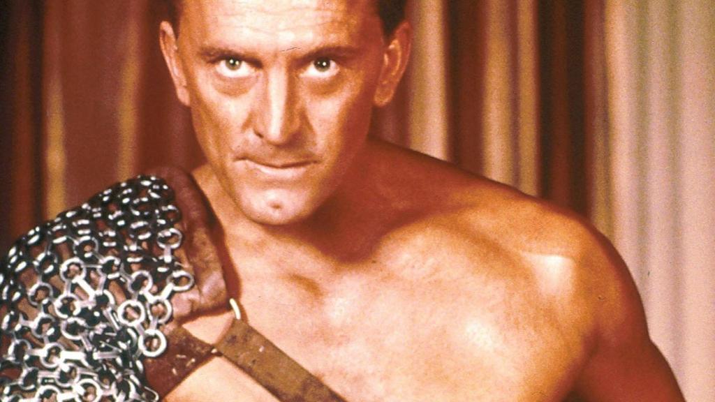 Kirk Douglas, en Espartaco.