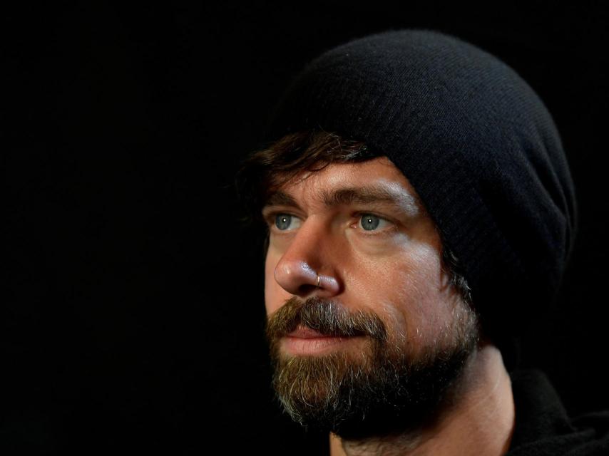 Jack Dorsey, CEO de Twitter en una entrevista con Reuters en Londres.