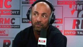 Christophe Dugarry, durante el programa de Radio Montecarlo