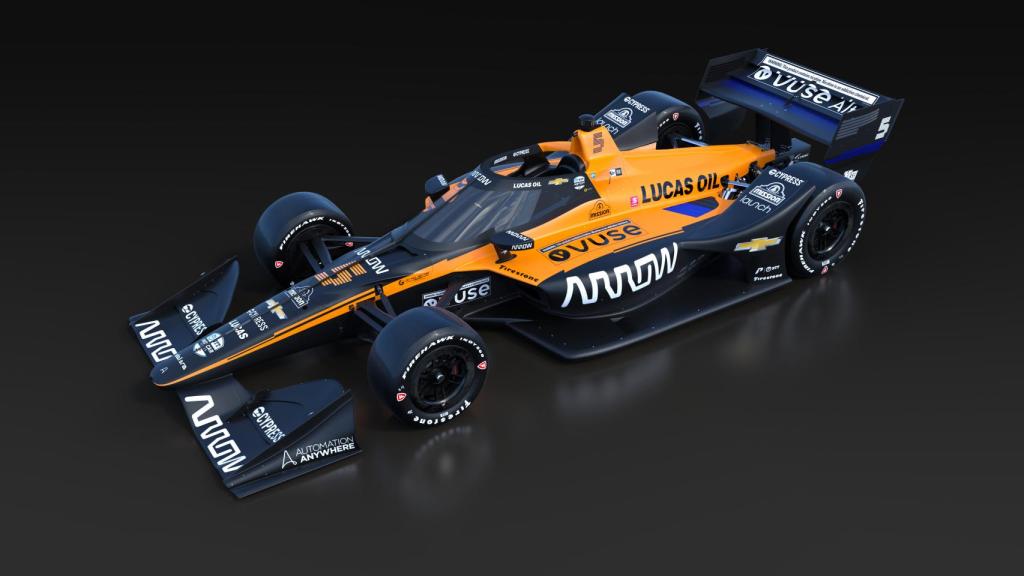 Así será el monoplaza de Arrow McLaren SP para la IndyCar 2020