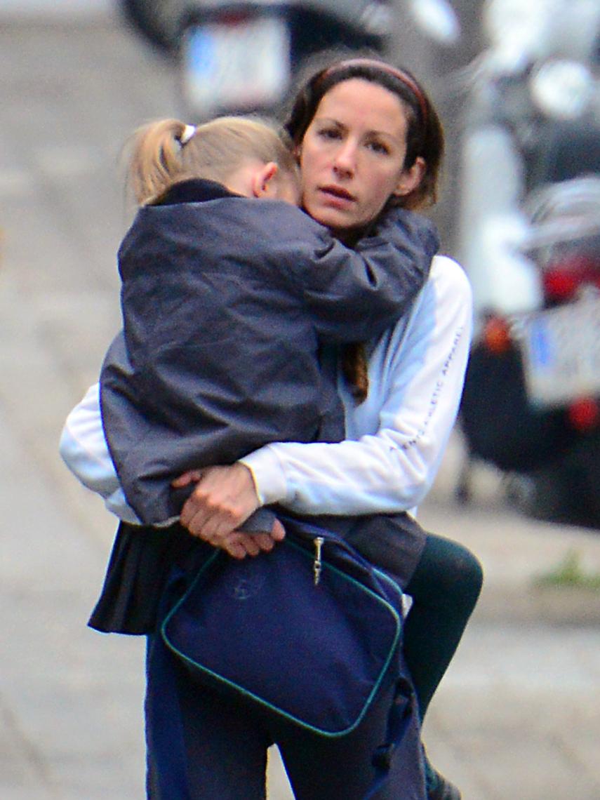 La hermana de la Reina Letizi, Telma Ortiz, y su hija Amanda en 2014.