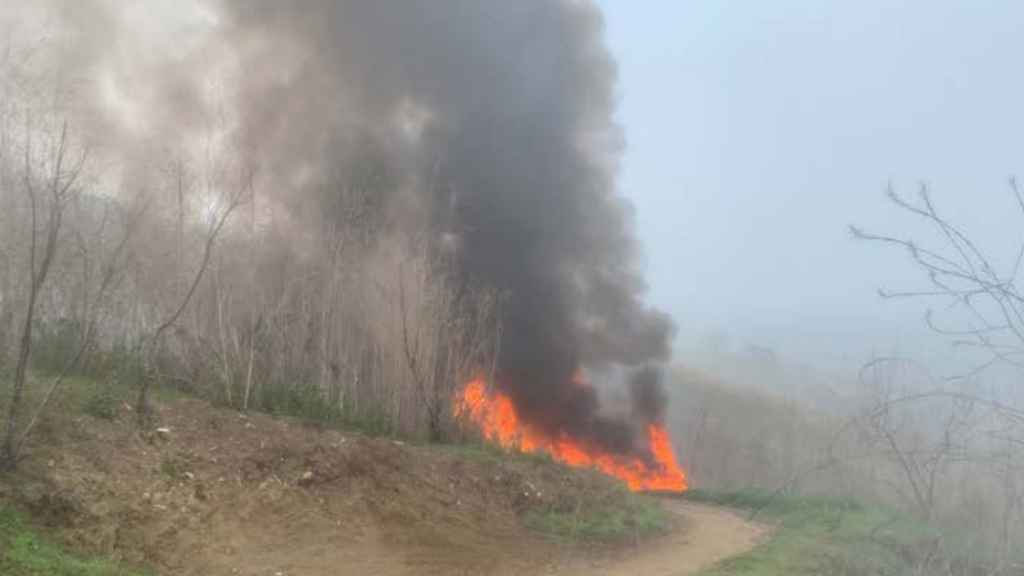 Incendio del helicóptero de Kobe Bryant